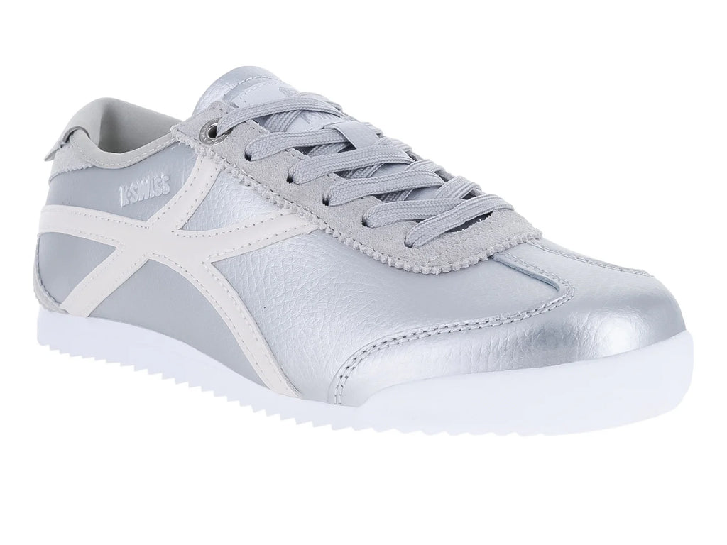 Tenis K Swiss Gashiko Plata y Beige para Mujer