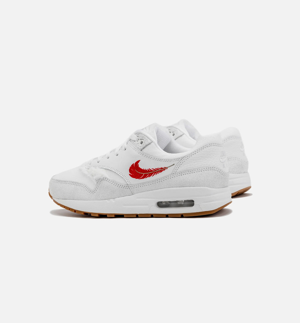 Air Max 1 The Bay Grade School Lifestyle Shoe White Red