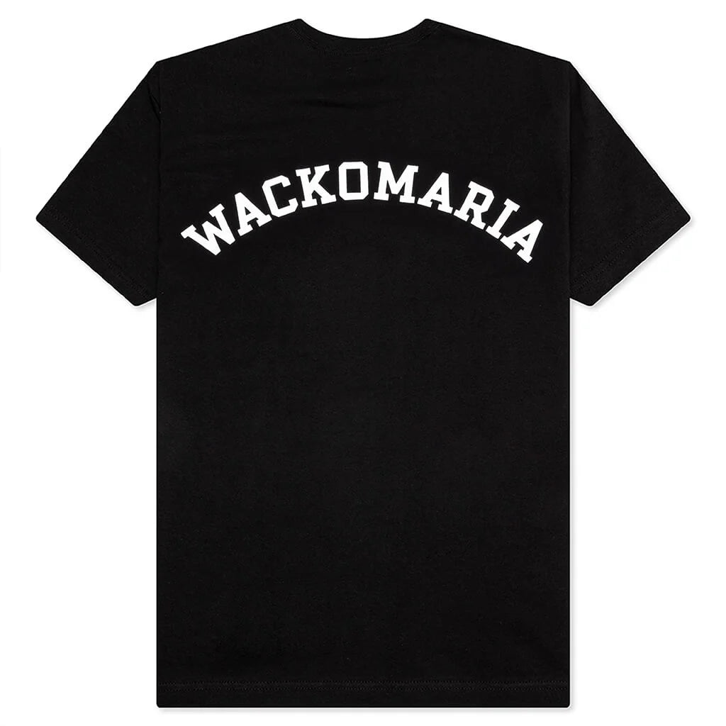Washed Heavyweight Crewneck T Shirt Type 5 Black