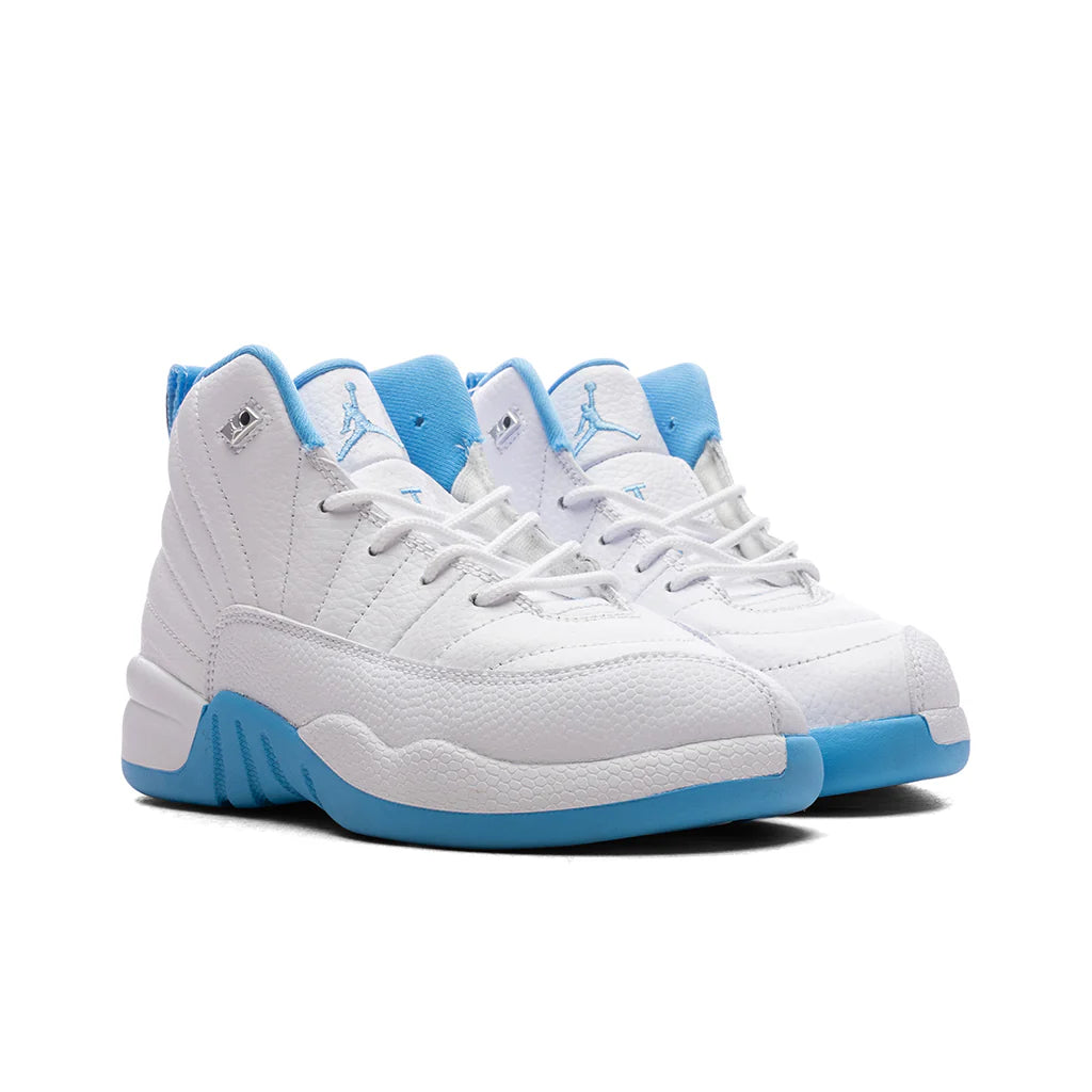 Air Jordan 12 Retro Melo PS White University Blue Metallic Silver