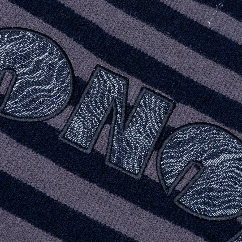 Multi Stripe Crewneck Navy