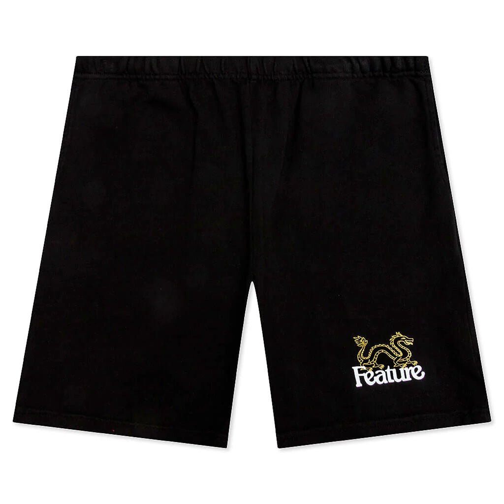 Dragon Sweatshort Black