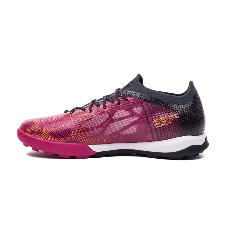 PUMA Ultra 14 Pro Cage Turf Mens Soccer Cleats Fuchsia Neon Citrus Parisian