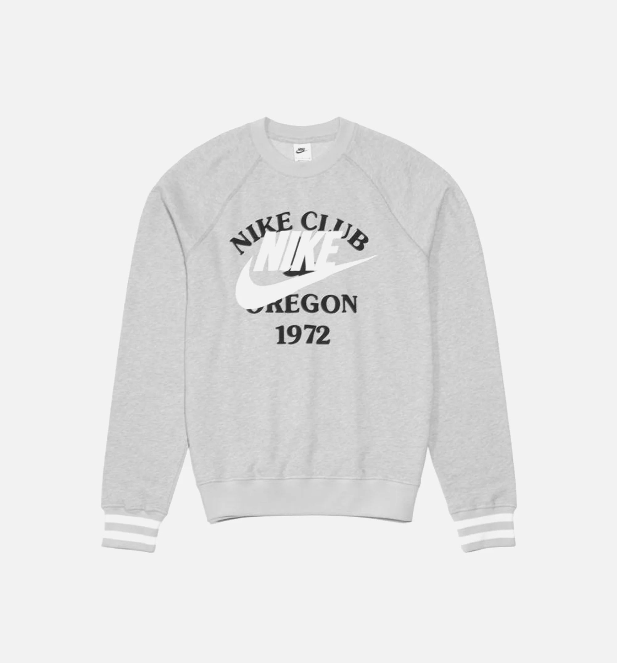 Trend French Terry Crewneck Mens Crew Gray