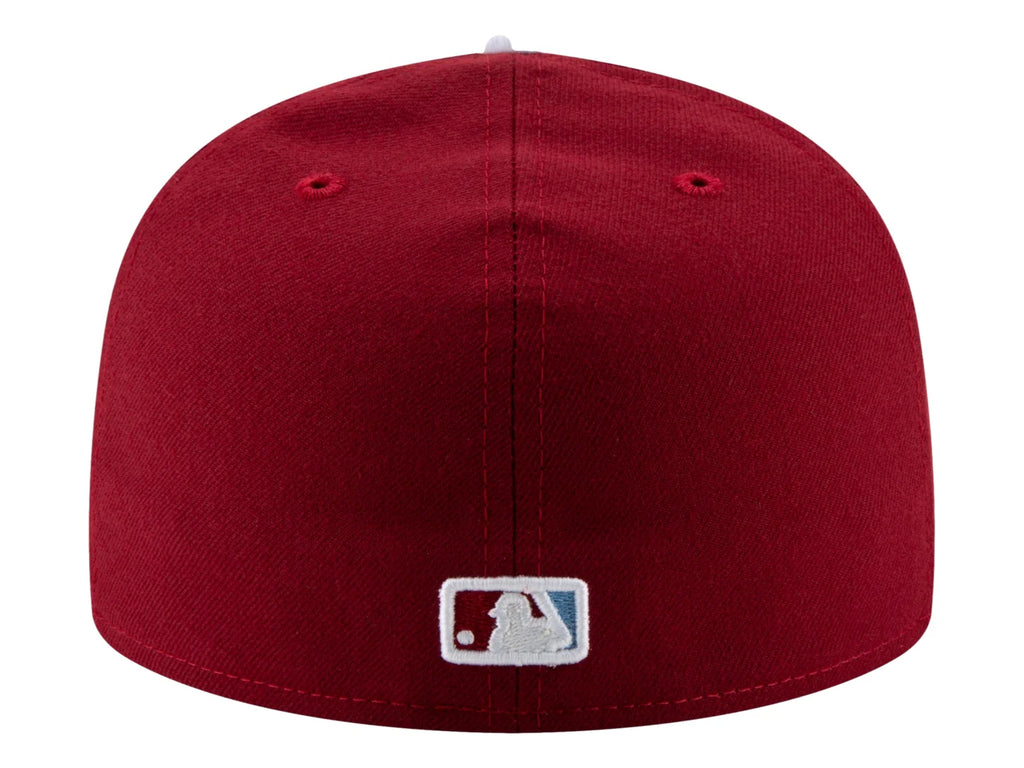 Gorra New Era Philadelphia Phillies Rojo Oscuro para Hombre