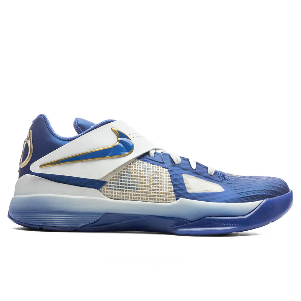Zoom KD IV MVP Speech Hyper Royal Summit White Metallic Gold
