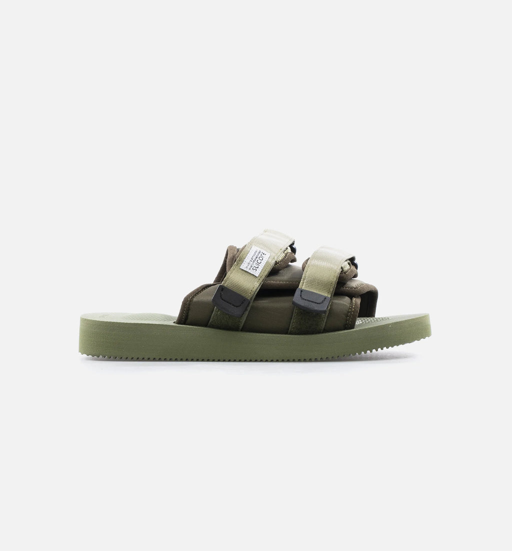 Double Strap Moto Cab Mens Lifestyle Slide Sandal Olive