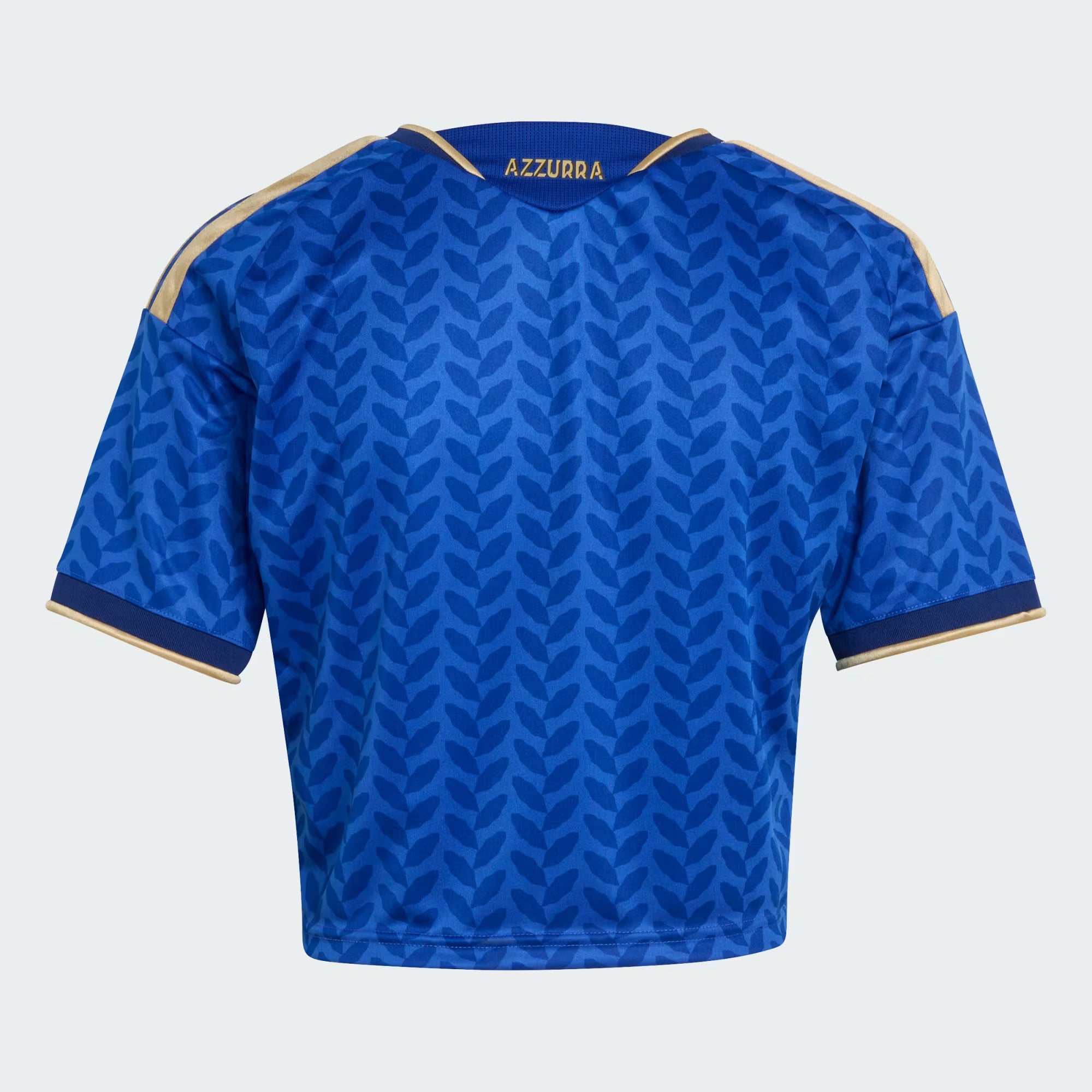 adidas Italy Home Cropped Womens Soccer Jersey 2026 Blue