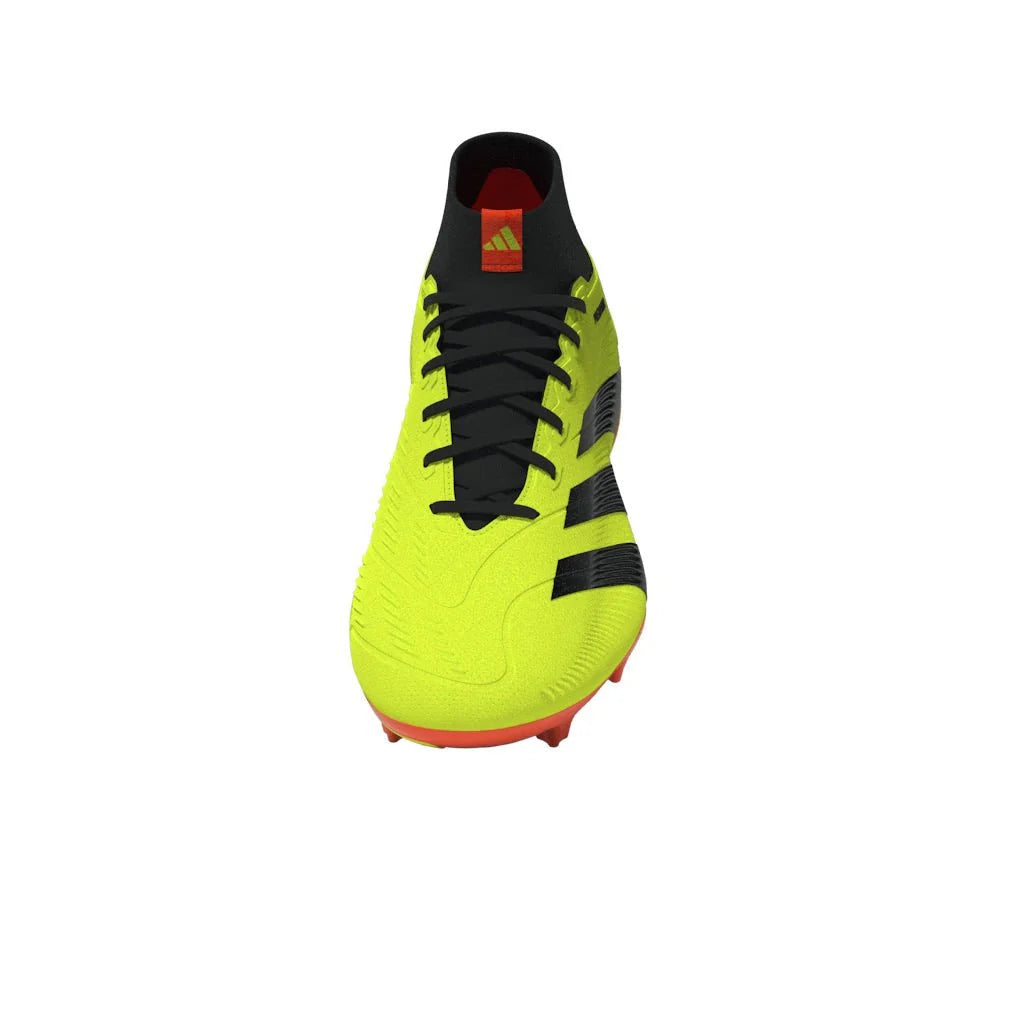adidas Predator League Sock FG Firm Ground Soccer Cleats Team Solar Yellow Core Black