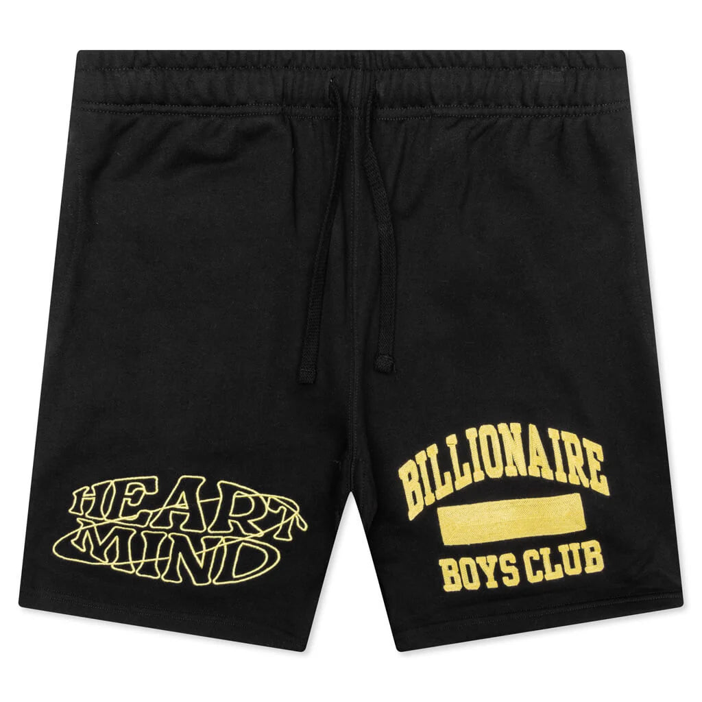 Heart Mind Stars Shorts Black