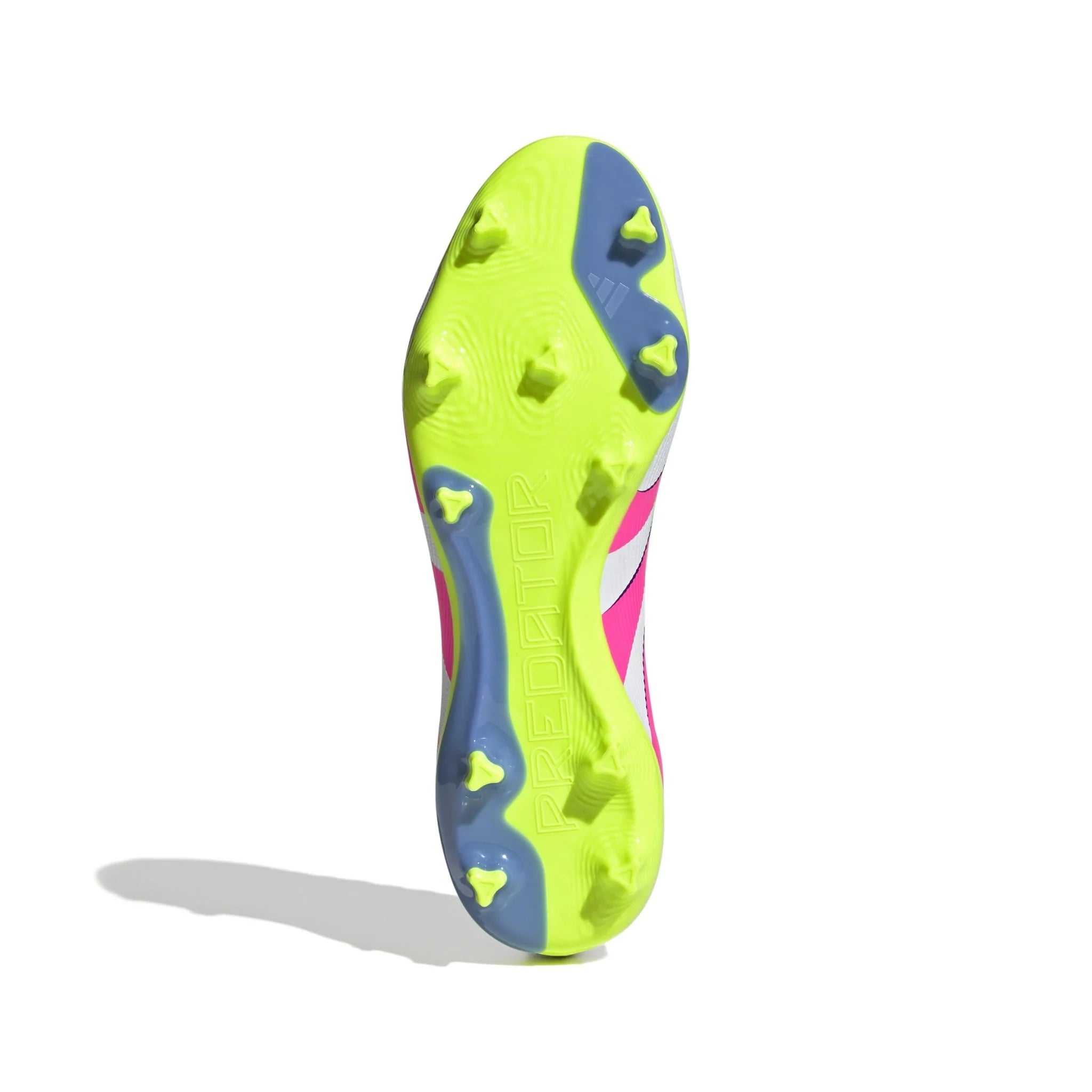 adidas Predator League Firm Multi Ground Soccer Cleats White Pink Lemon