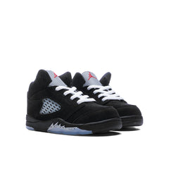 Air Jordan 5 Retro OG Black Metallic Reimagined TD Black White Metallic Silver Fire Red