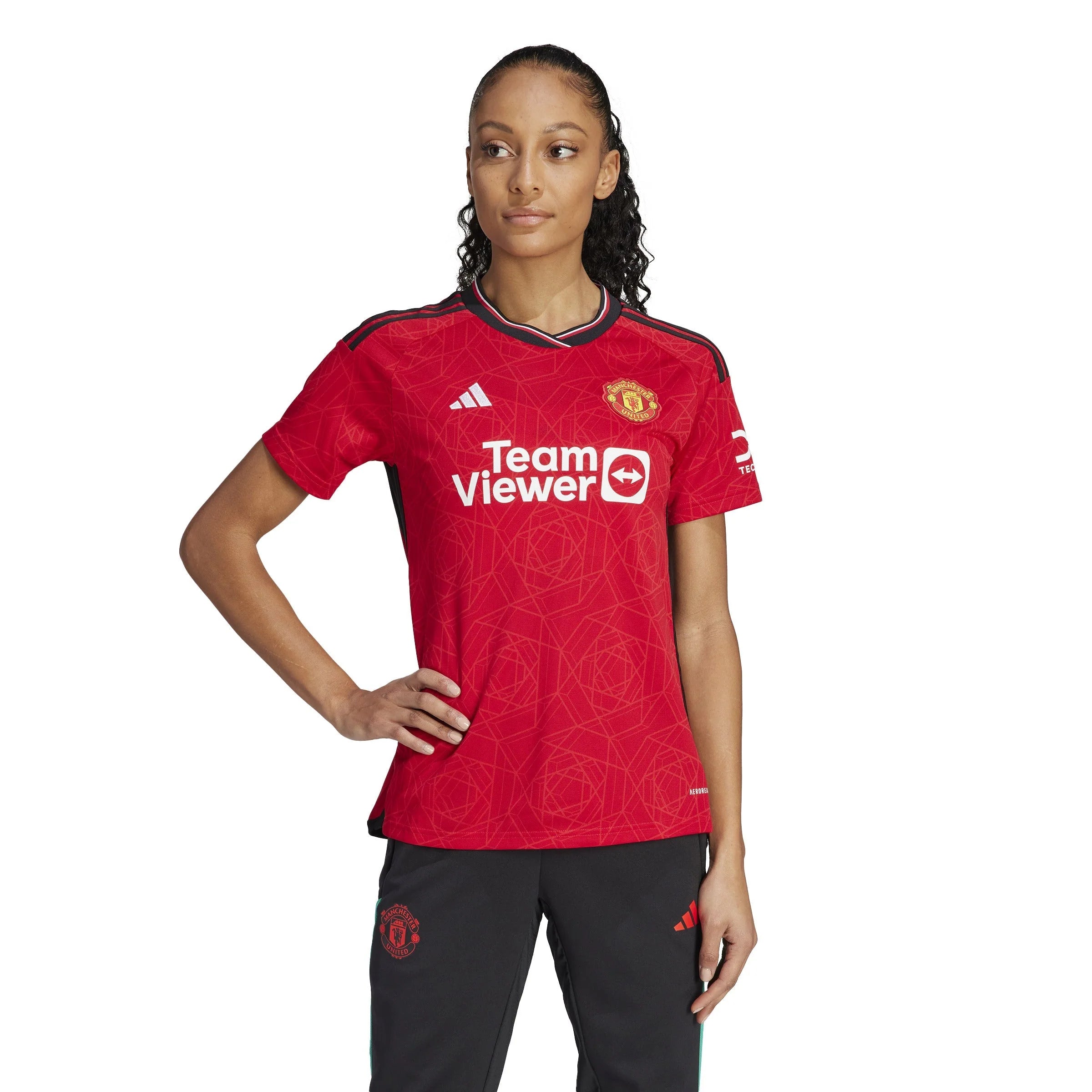 adidas Womens Manchester United Home Jersey 23