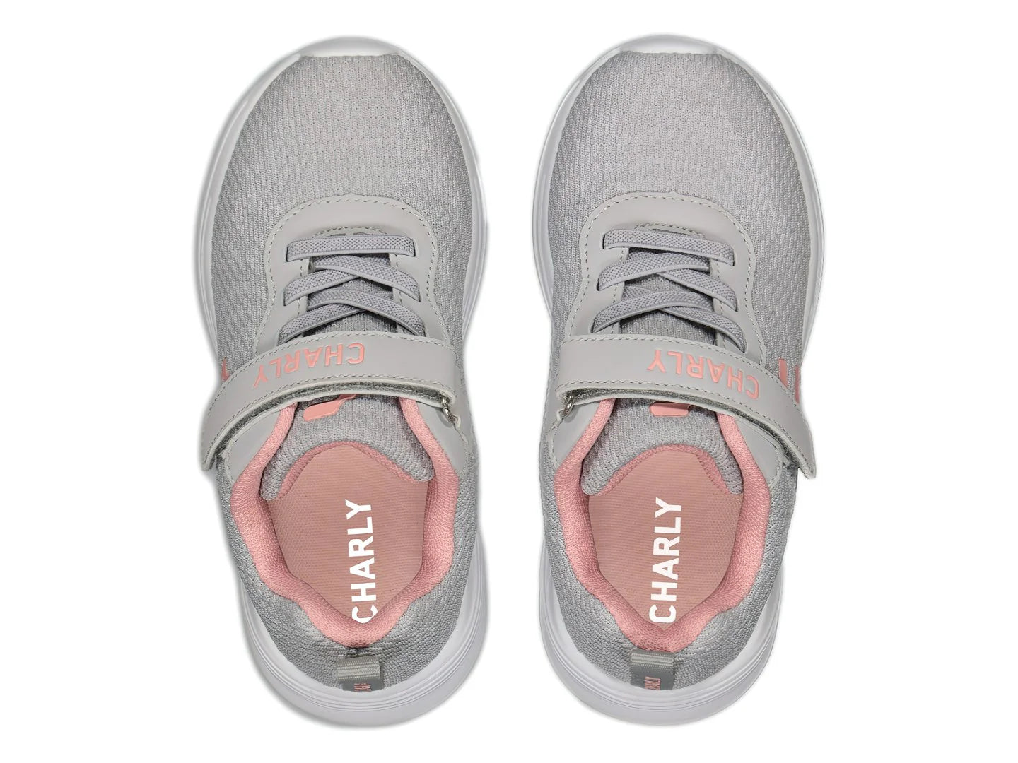 Tenis Charly Gris y Coral para Niña