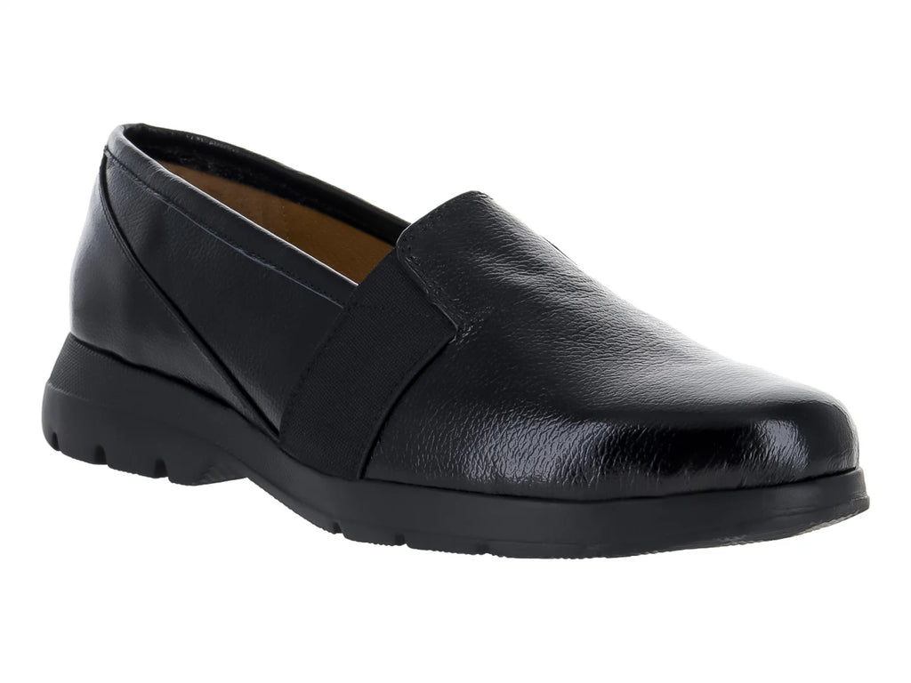 Zapato Plano Capricho Negro para Mujer