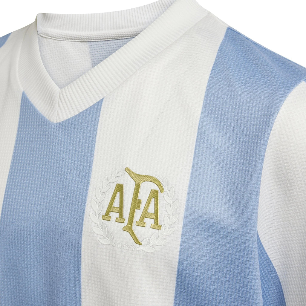 adidas Youth Argentina Anniversary Jersey 24 25 Sky White