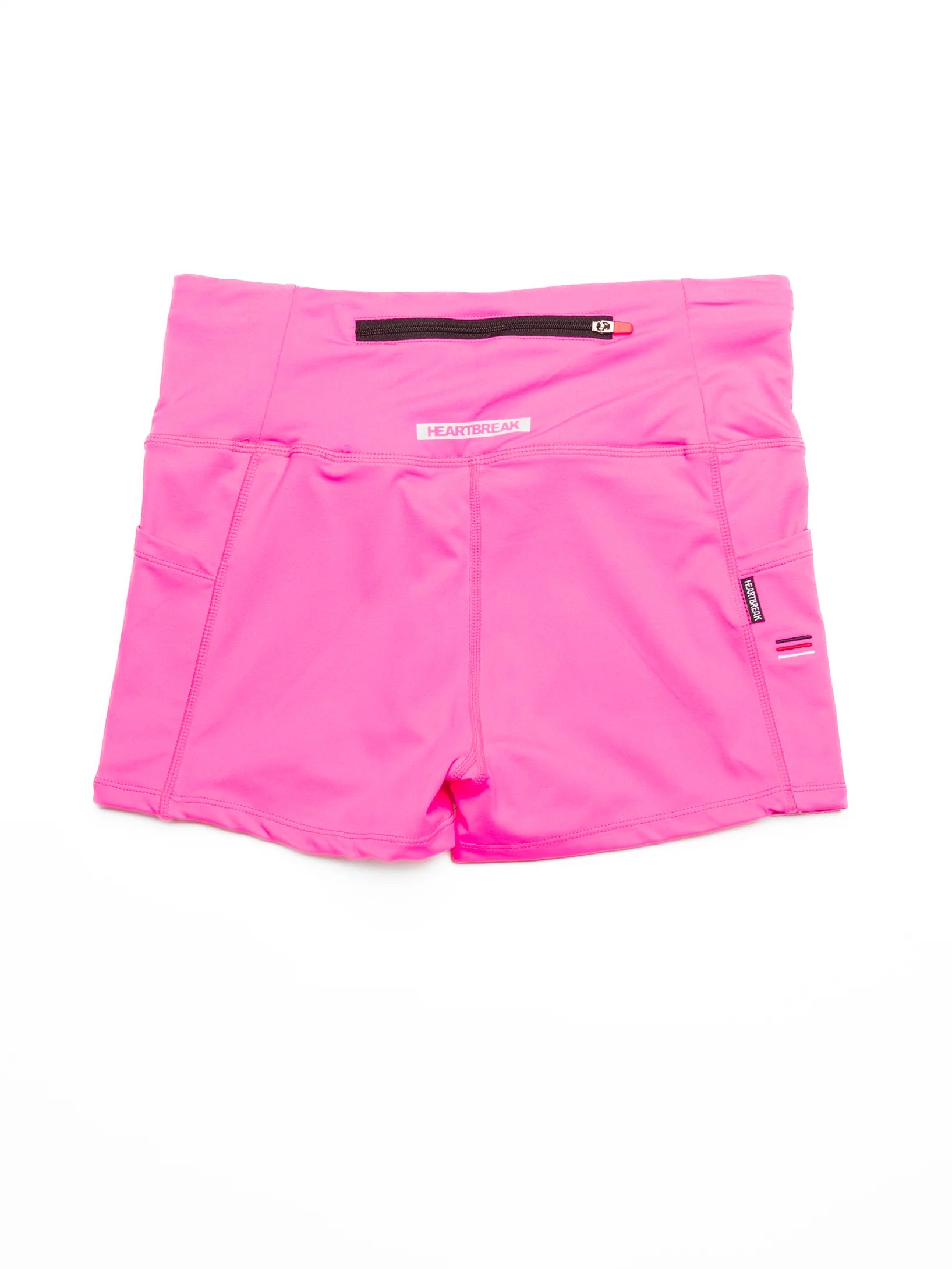 Heartbreak Womens Triple Pocket 2 Running Shorts