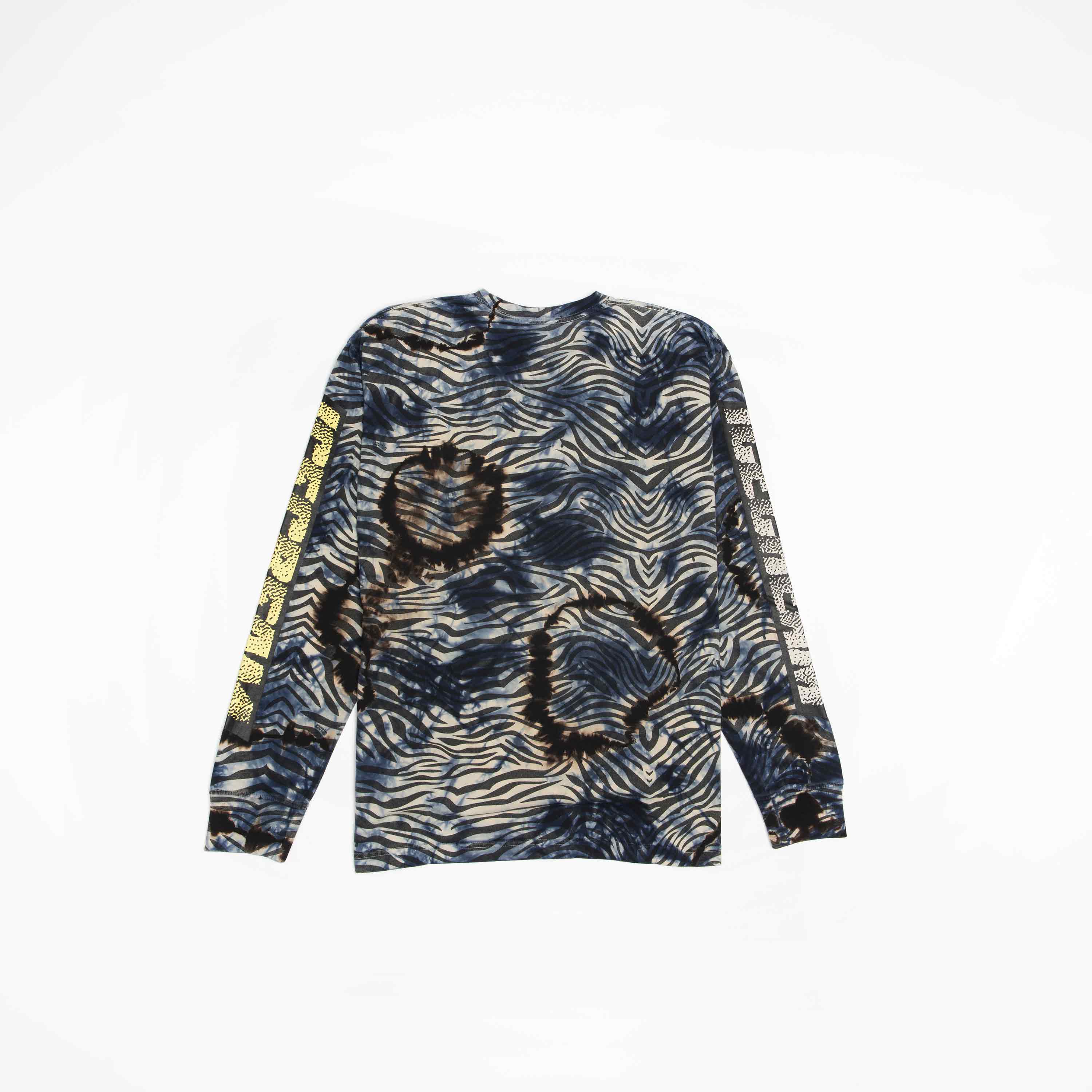 Confetti Long Sleeve Mens T Shirt Blue Black Multi