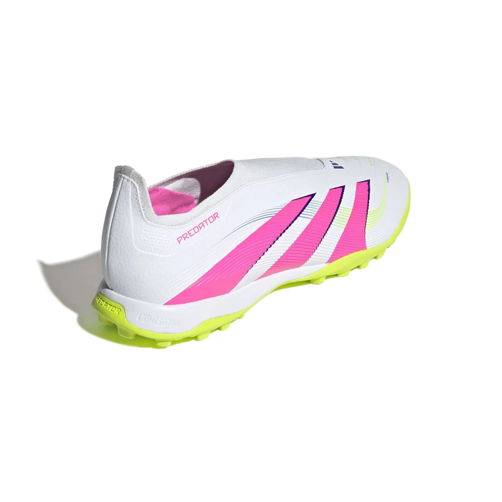 adidas Predator League Laceless Turf Boots White Pink