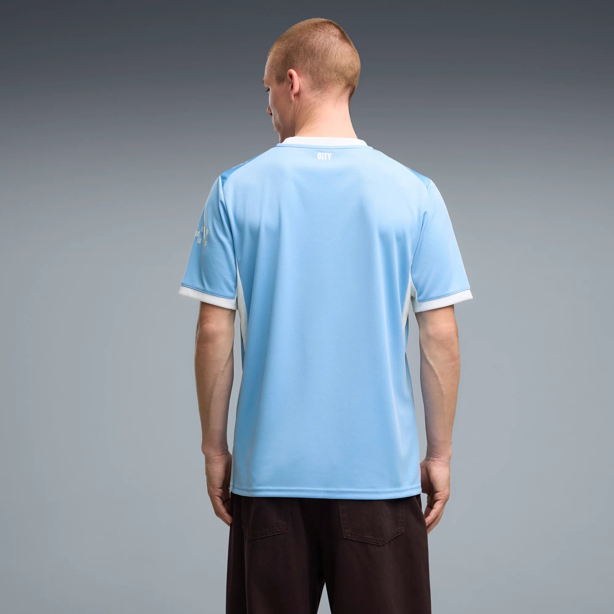 PUMA Manchester City Home Mens Soccer Jersey 2026 Light Blue Icy Blue