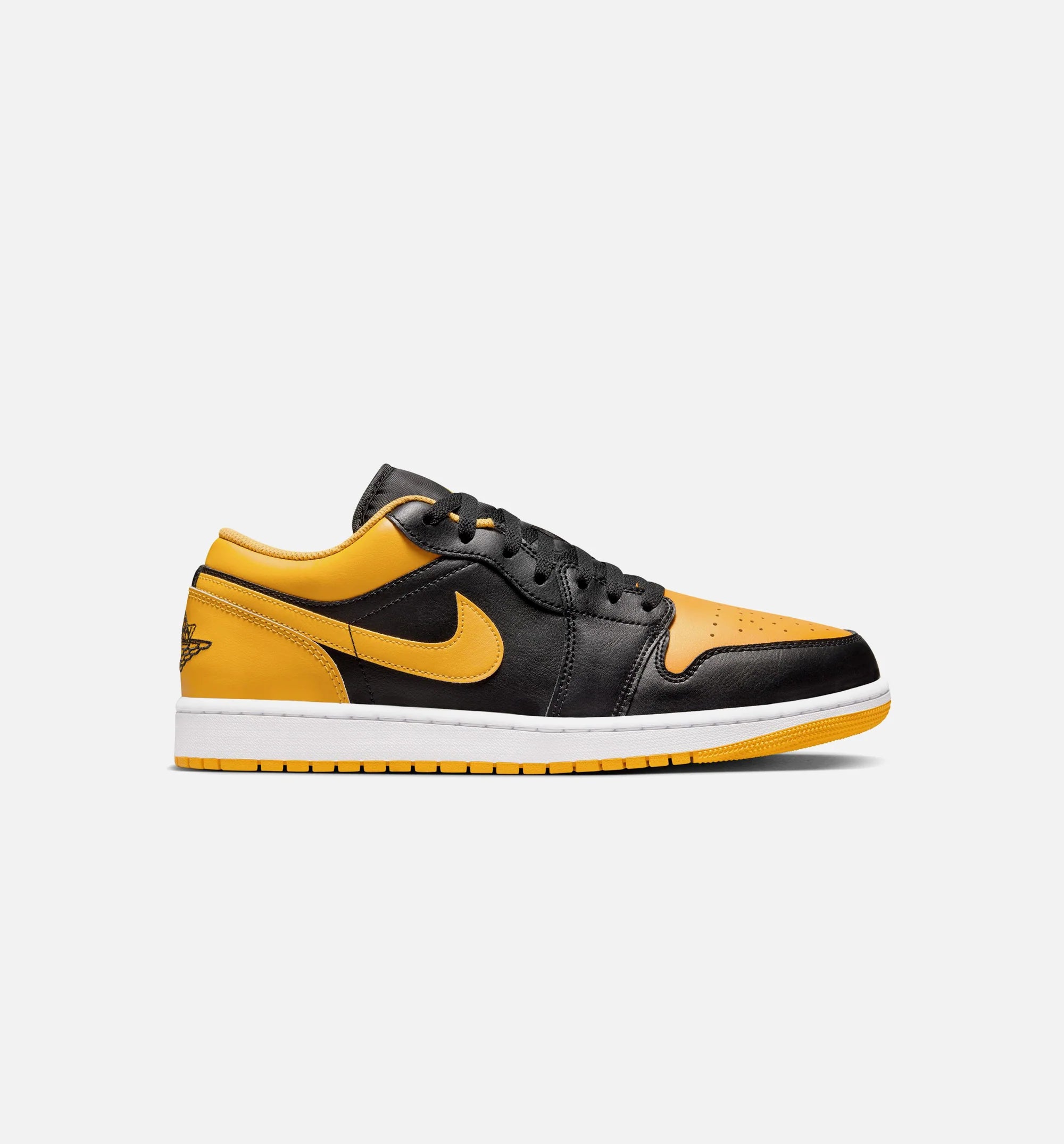 Air Jordan 1 Retro Low Yellow Ochre Mens Lifestyle Shoe Yellow Black