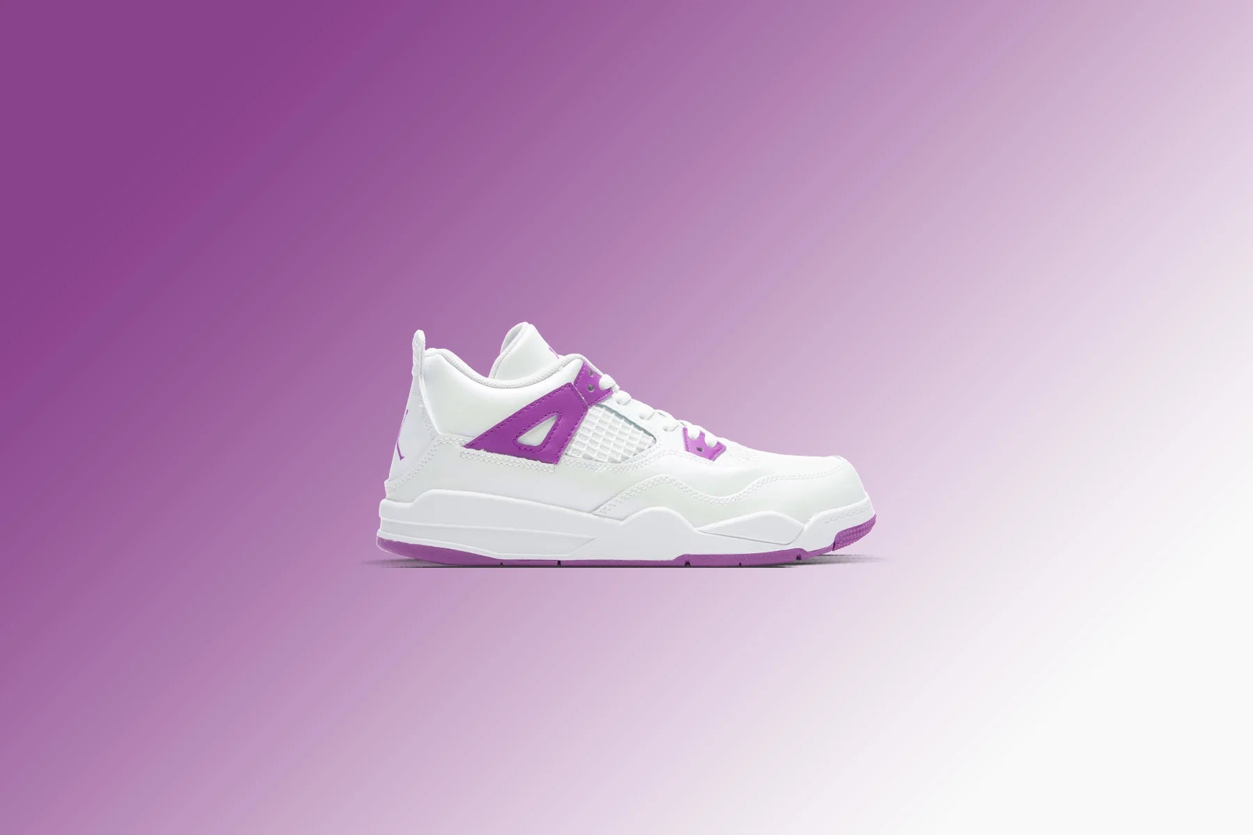 Jordan 4 Retro PS White Hyper Violet