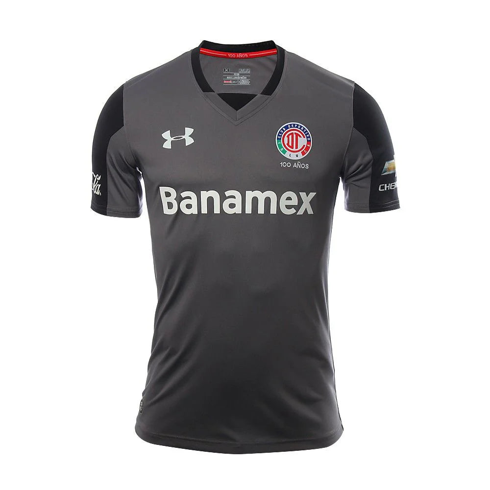 Under Armor Toluca 16 17 Third Jersey Graphite