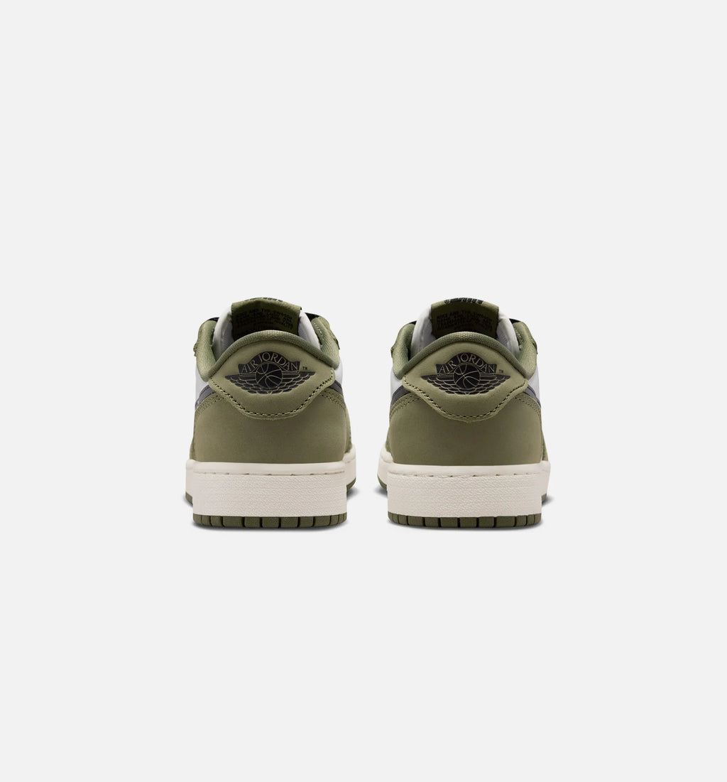 Air Jordan 1 Low OG Medium Olive And Summit White Grade School Lifestyle Shoe Medium Olive Black Summit White Sail