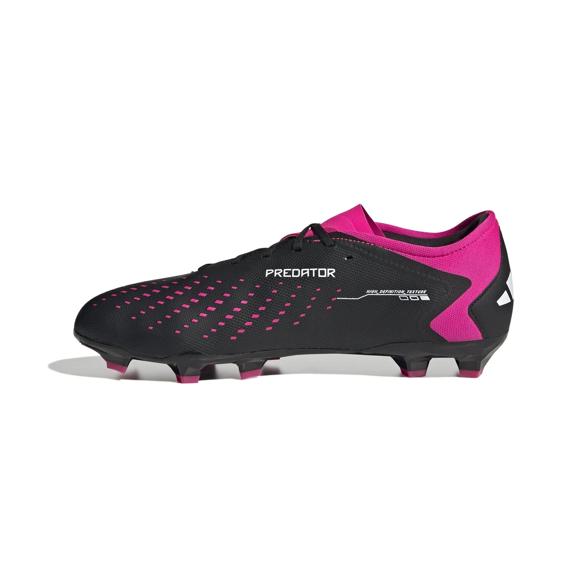 adidas Predator Accuracy3 Low FG Firm Ground Cleats Black White Pink