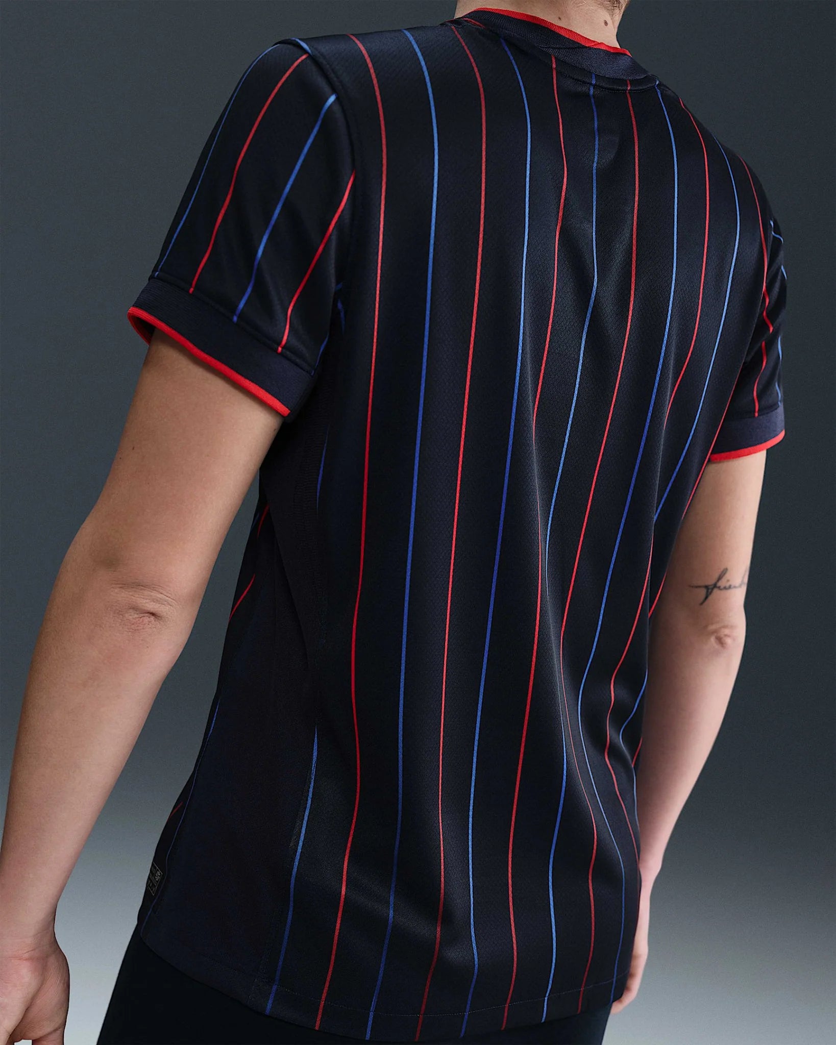 Nike USWNT 2025 Stadium Away Womens Jersey Obsidian Challenge Red Challenge