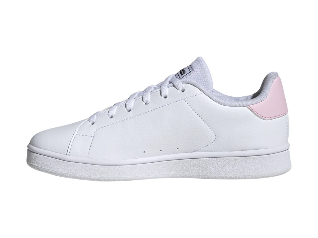 Tenis Adidas Urban Court Blanco y Rosa para Niña