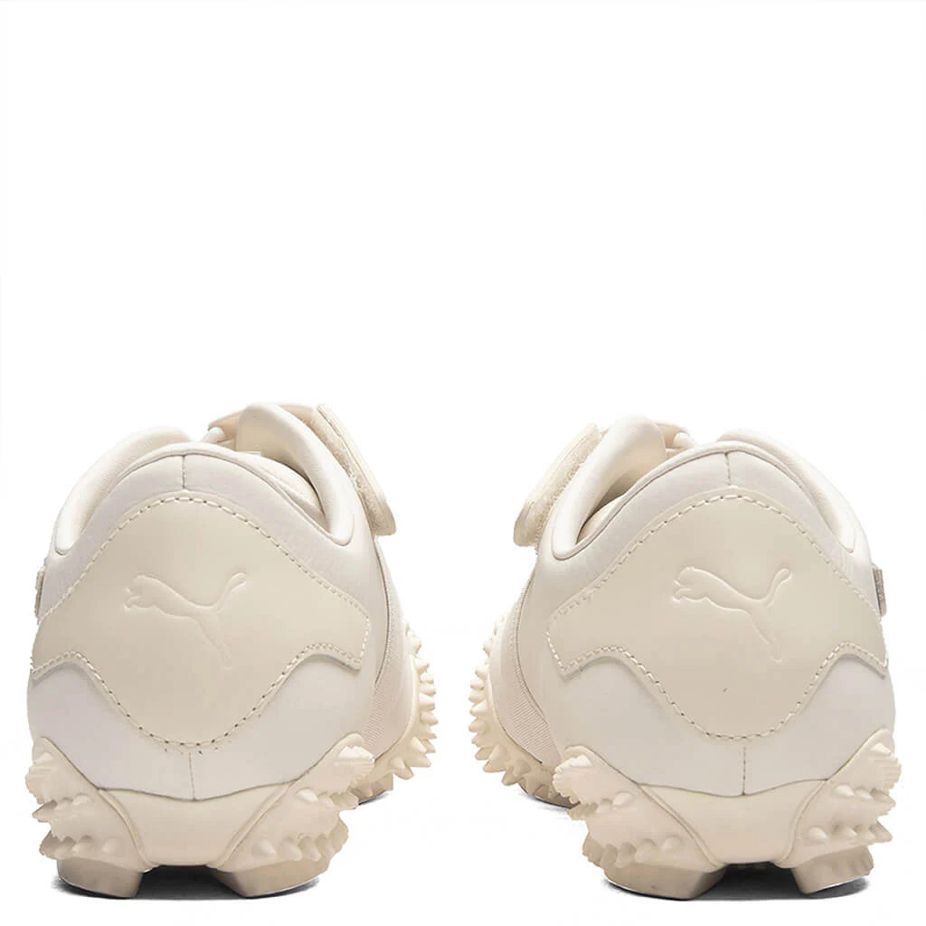Womens Mostro Leather Frosted Ivory