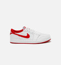 Air Jordan 1 Retro Low OG University Red Mens Lifestyle Shoe White Red
