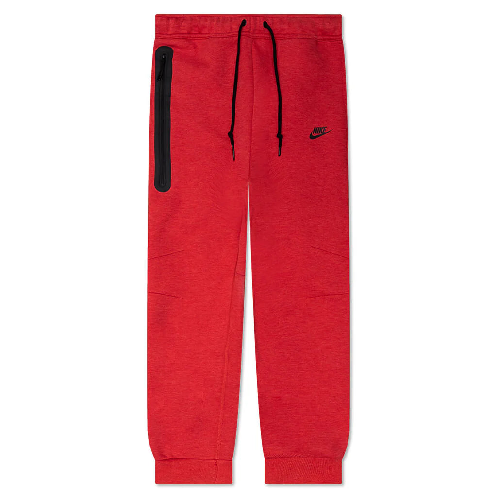 Sportswear Tech Fleece Slim Fit Joggers Light University Red Heather Black