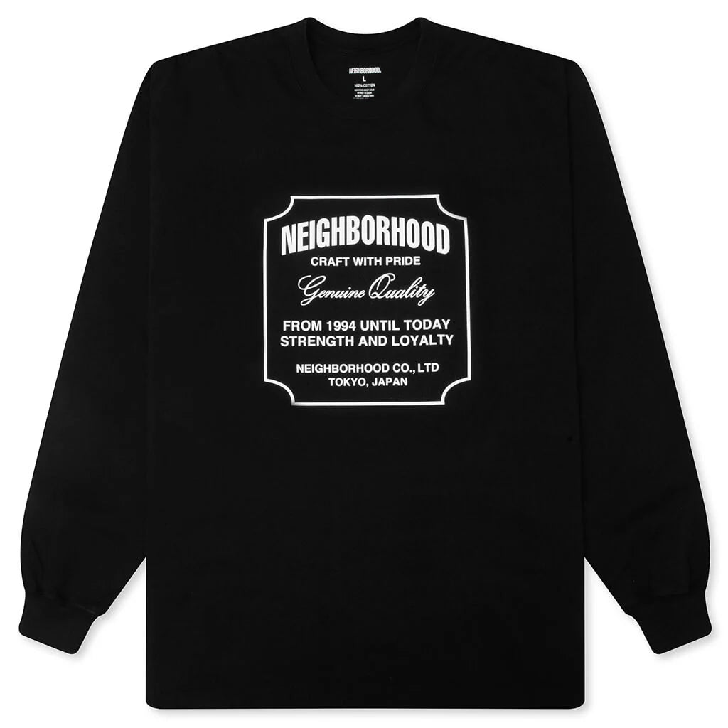 NH Tee L S 08 Black