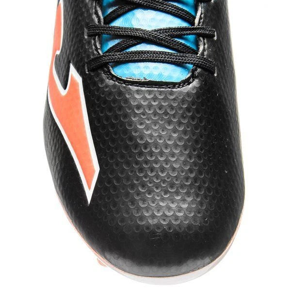 Joma SuperCopa Speed 501 FG Firm Ground Soccer Cleats Black Orange Blue