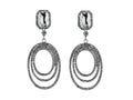Aretes Roze Fiesta Color Plata para Mujer