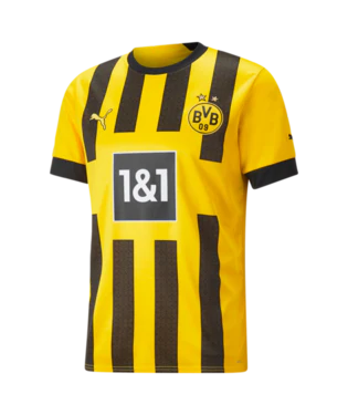 PUMA Borussia Dortmund Home 22 23 Replica Mens Jersey Yellow Black