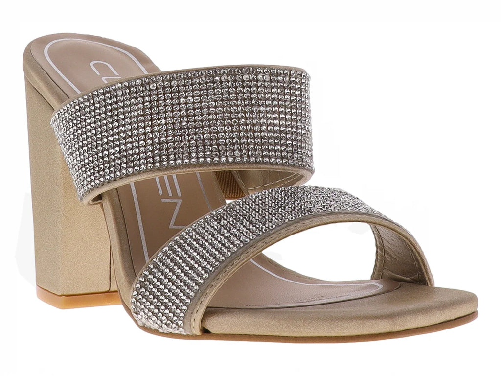 Zapatillas de Fiesta Clasben Color Oro
