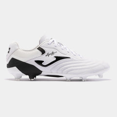 Joma Aguila Cup 2402 FG Firm Ground Soccer Cleats White Black