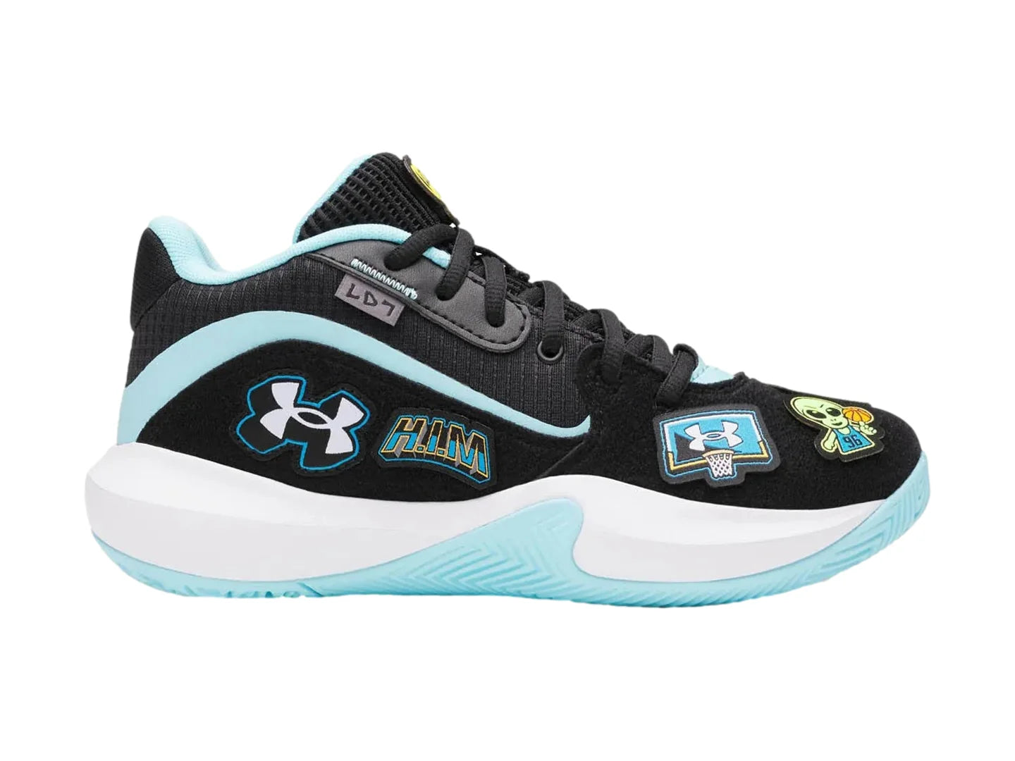 Tenis Under Armour Lockdown 7 Negro para Niño