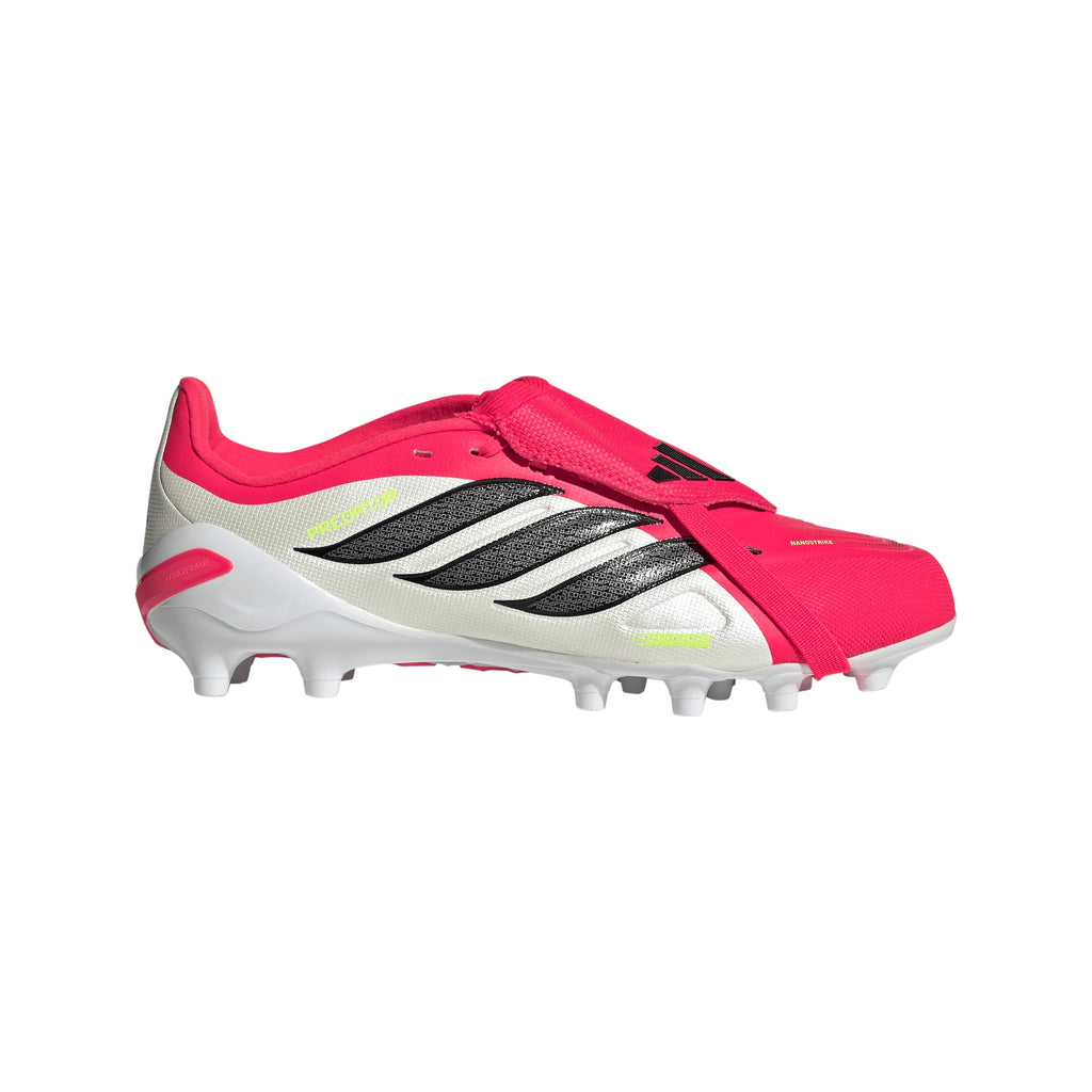 adidas Predator League Fold Over Tongue AG Artificial Ground Youth Soccer Cleats Red Black White