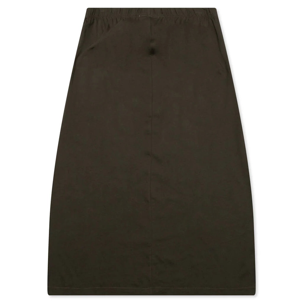Womens Long Skirt Off Black