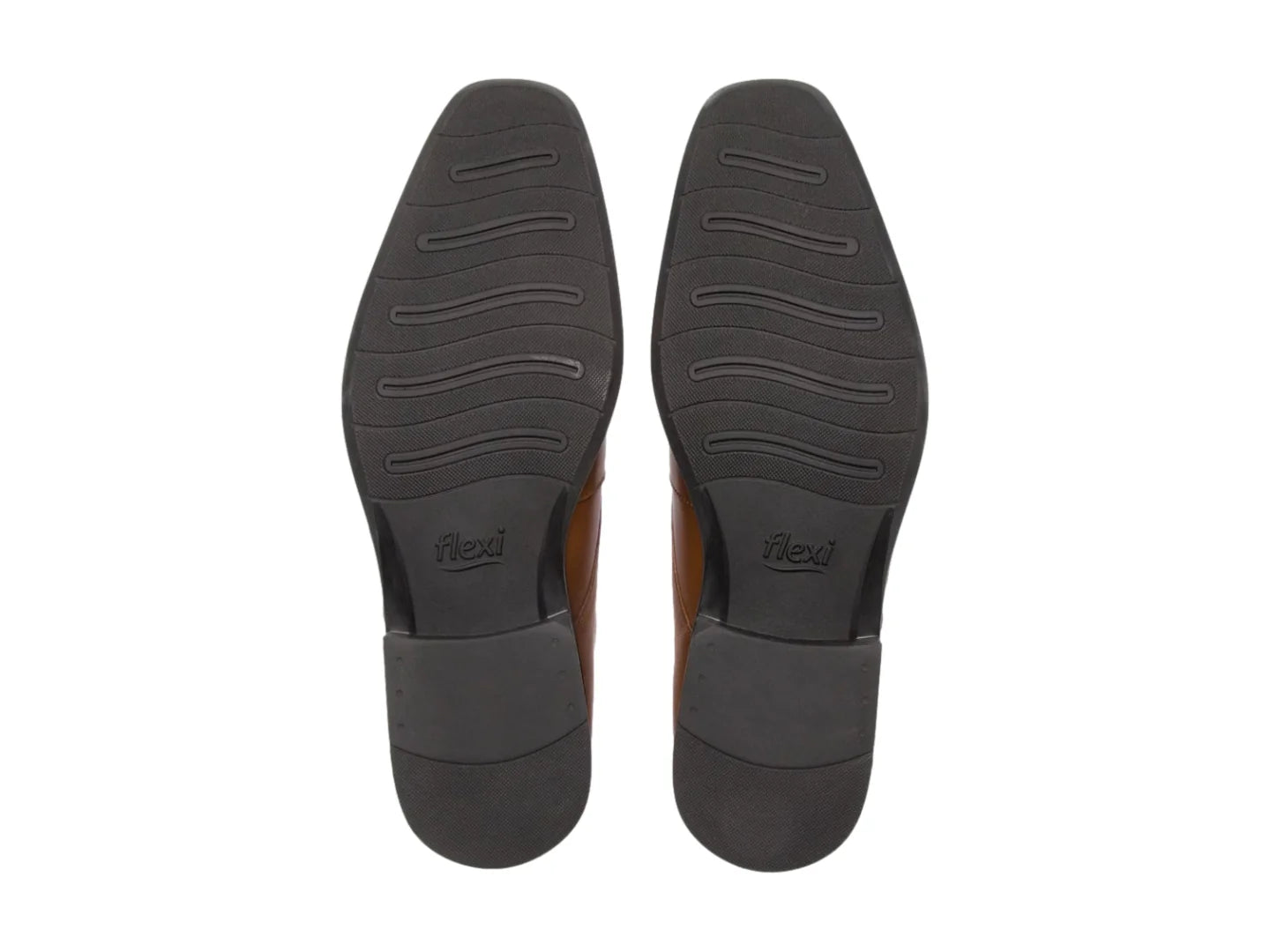 Zapatos Formales Oxford Flexi Color Café para Hombre