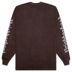 NH L S Tee 15 Brown