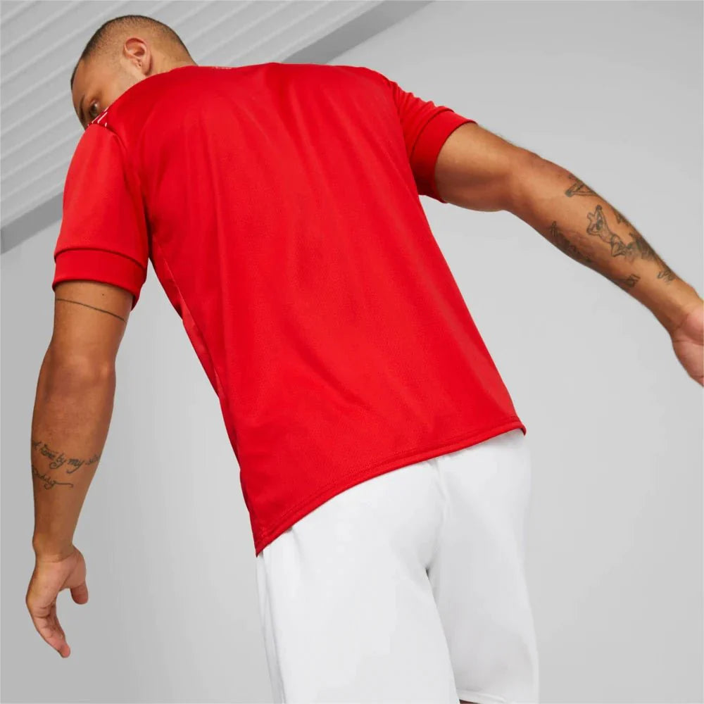 PUMA Mens Switzerland Home Jersey 2022 2023 Red