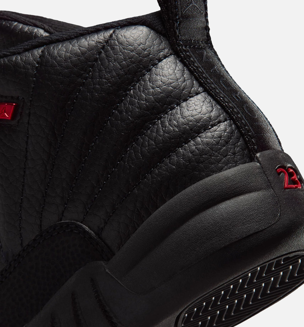 Air Jordan 12 Retro Bloodline Preschool Lifestyle Shoe Black Varsity Red Free Shipping