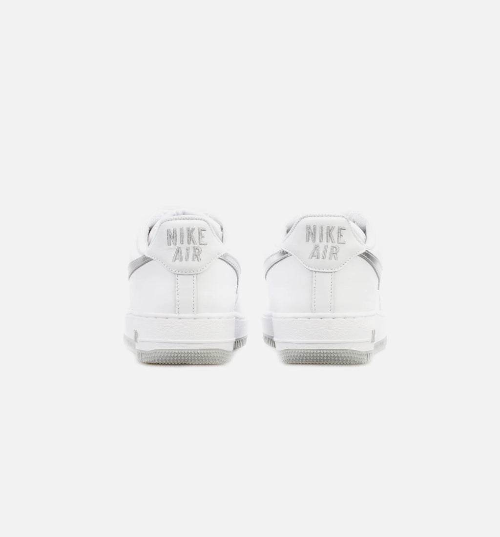 Air Force 1 Low Silver Swoosh Mens Lifestyle Shoe White