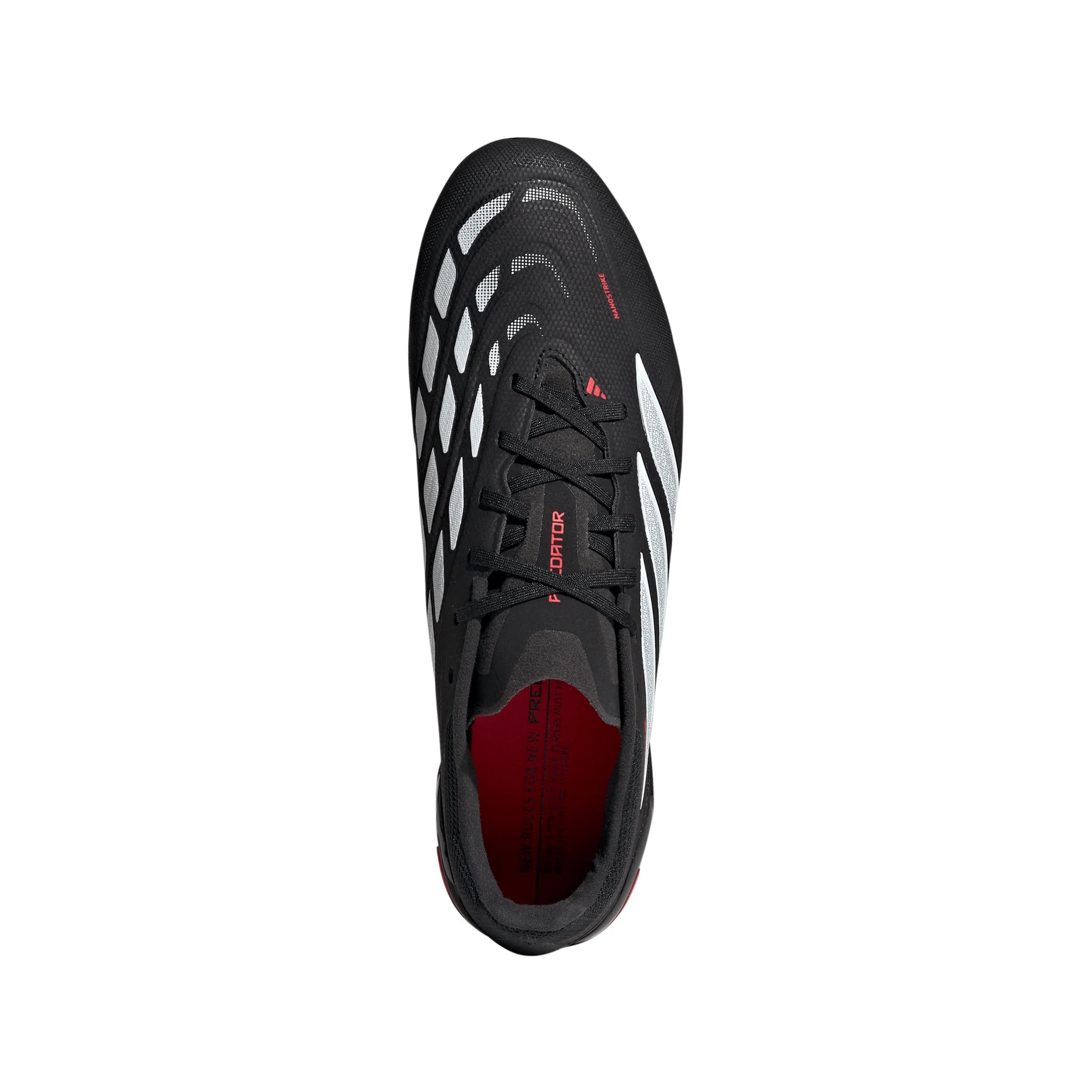adidas Predator League FG Firm Ground Mens Soccer Cleats Black White Red