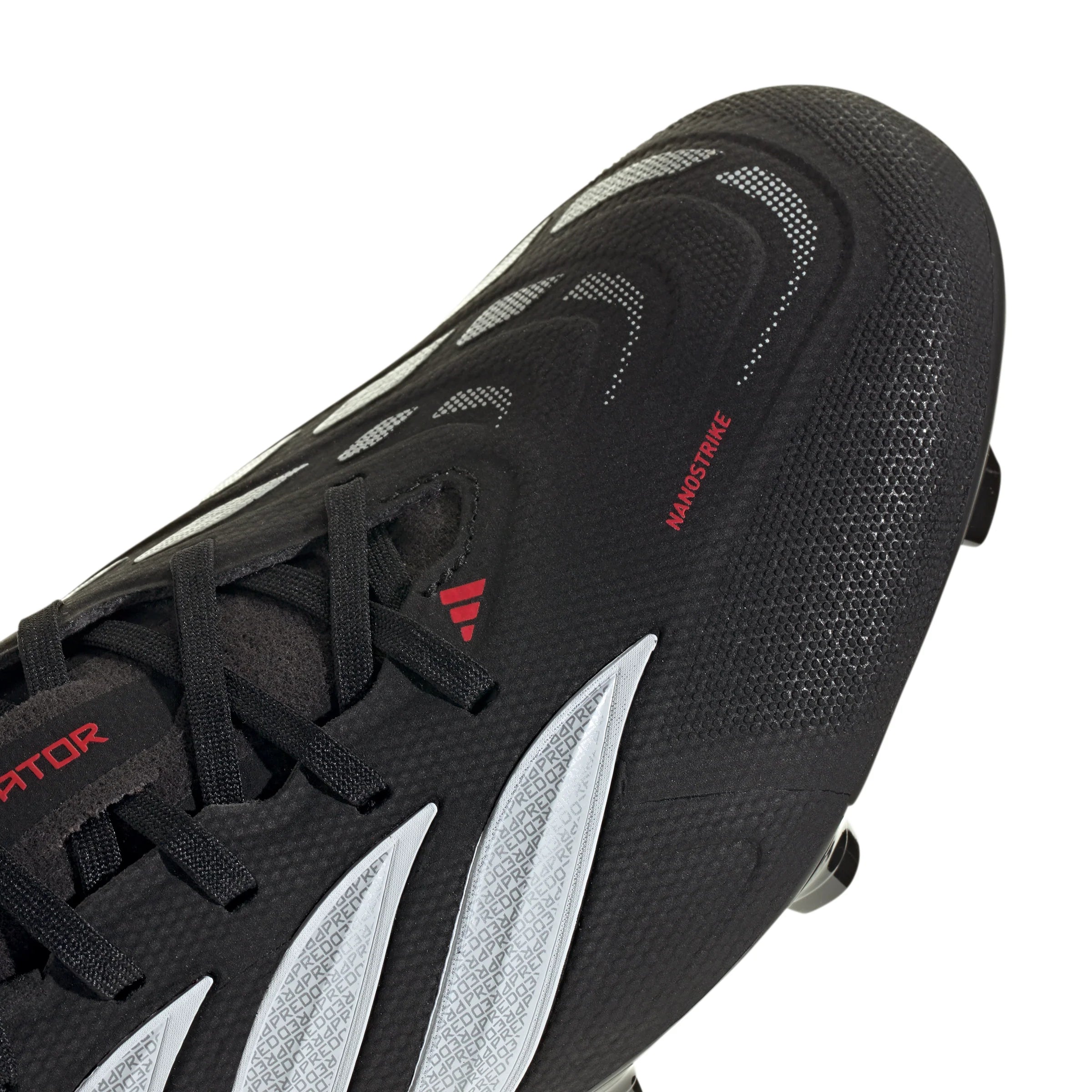 adidas Predator League FG Firm Ground Mens Soccer Cleats Black White Red